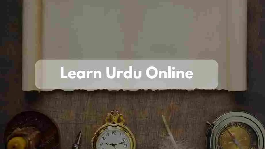 Student learning Urdu online with YFC tutor